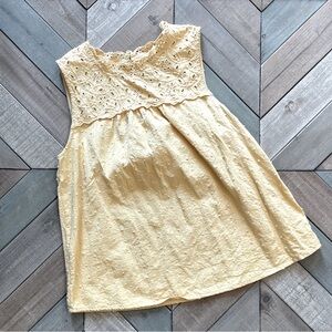 Mine - yellow blouse sleeveless tank